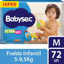 Fralda Babysec Hiper M 72 Unidades