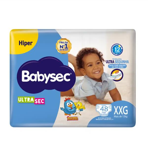 Fralda Babysec Hiper XXG 48 Unidades