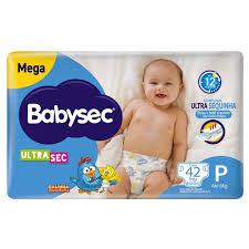 Fralda Babysec Mega P 42 unidades
