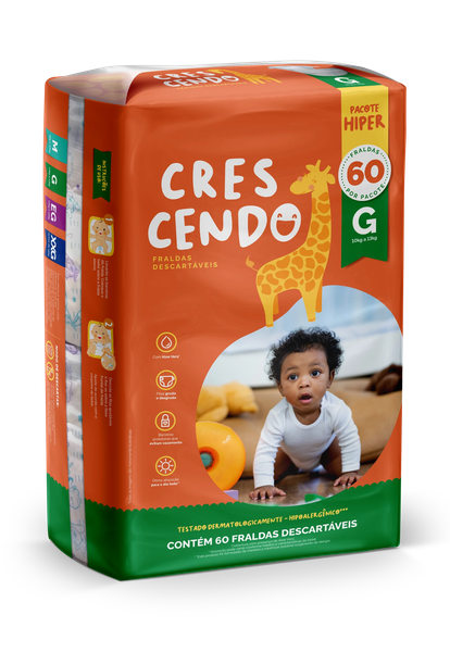Fralda Crescendo Mega G 60UN