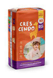 Fralda Crescendo Mega  XG 50UN