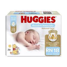 Fralda Huggies Natural Care RN 18 Unidades
