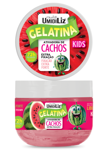 Gelatina Muriel Umidiliz Ativadora Melancia Kids 250g