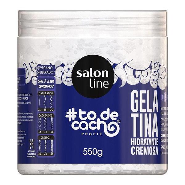 Gelatina Salon Line To de Cacho Hidratante Cremosa 550g