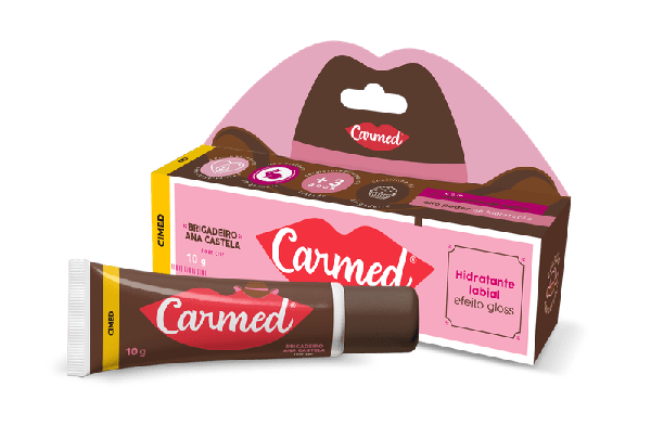 Hidratante Labial Carmed Brigadeiro Ana Castela com Cor 10g
