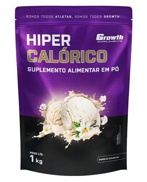 Hipercalório com 1Kg em Saco Sabor Baunilha - Growth