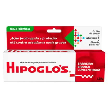 Hipoglos Pomada Contra Assaduras 120g