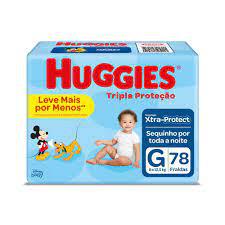 Fralda Huggies Tripla Protecao Hiper G 78 Unidades