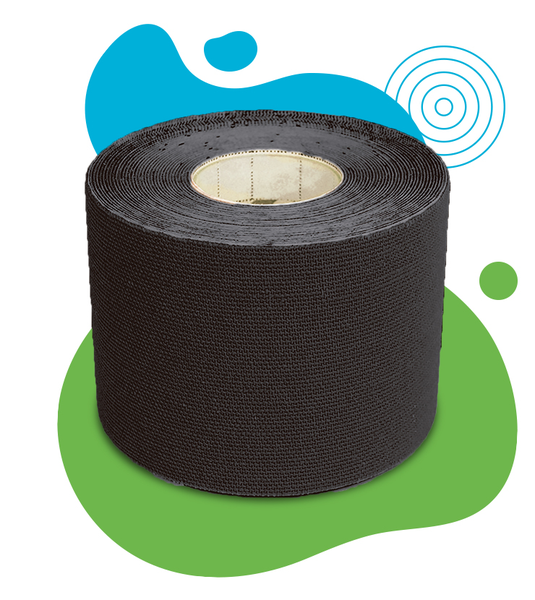 Fita Kinésio 5mx5cm Rolo Preto Multilaser