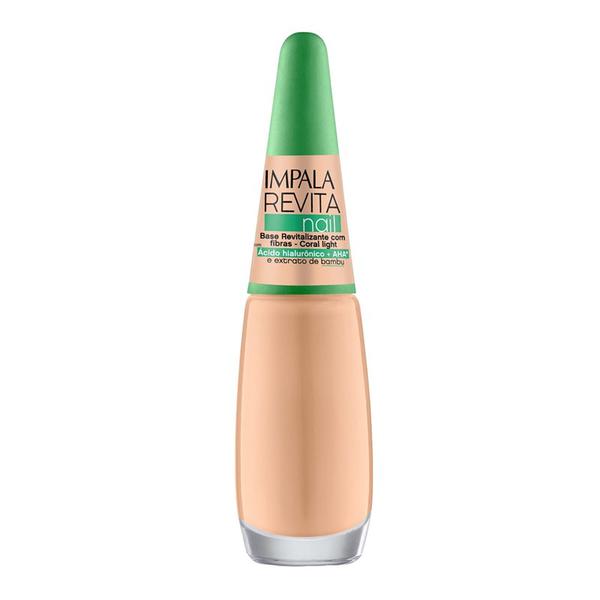 Esmalte Impala Base Revit. C/ Fibras Coral Light 7,5 ml 