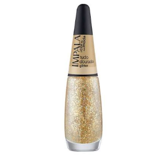 IMPALA ESMALTE GLITER TUDO DOURADO 7,5ML