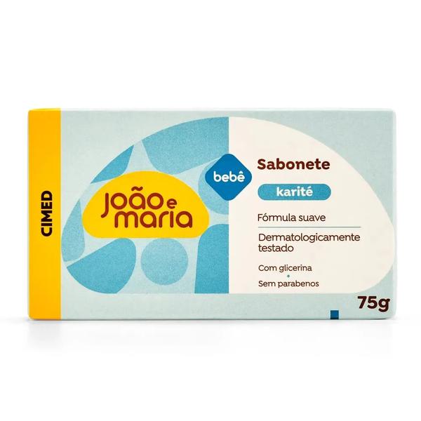 João e Maria Sabonete em Barra Karité 75g Cimed