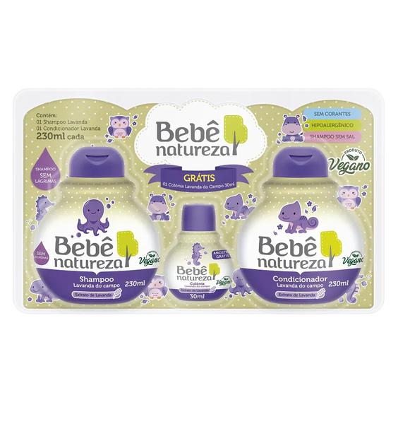 Kit Bebê Natureza Lavanda Do Campo (Shampoo 230ml + Condicionador 230ml + Colônia 30ml)