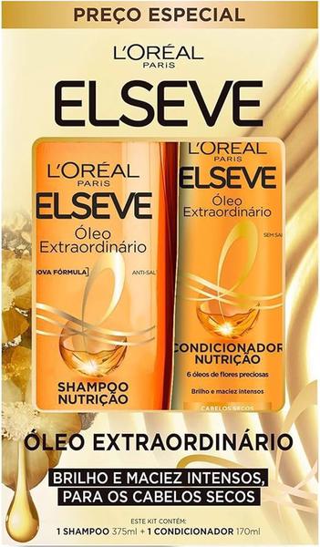 Kit Elseve Oleo Extraordinario Shampoo 375ml + Condicionador 170ml