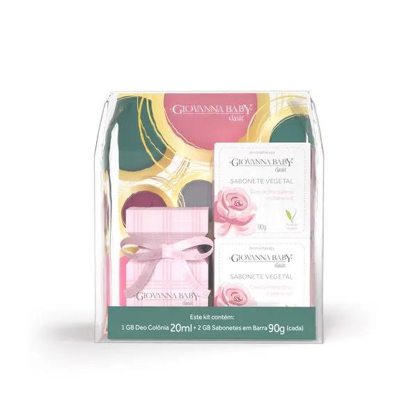 Kit Giovanna Baby Classic Kit Colonia 20ml + 2 Sabonetes 90g