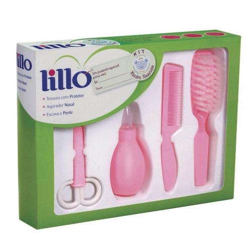 Kit Higiene Com 4 Peças Para Bebê Recém Nascido Lillo 605821
