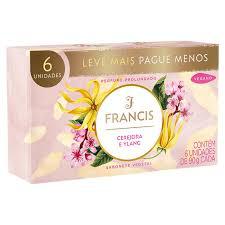 Kit Sabonete Francis Clássico Rosa 90g c/6un