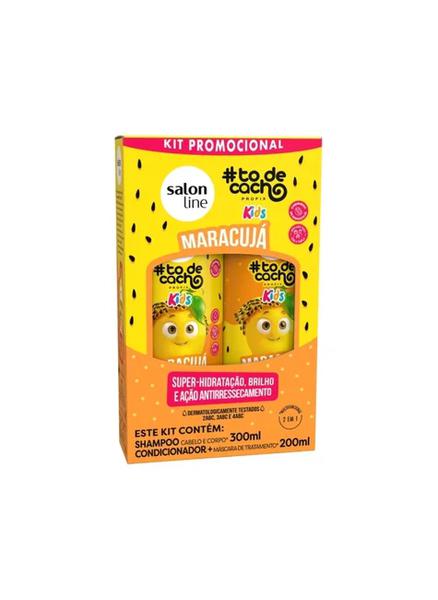 Kit Salon Line Kids Shampoo 300ml + Condicionador Maracujá 200ml