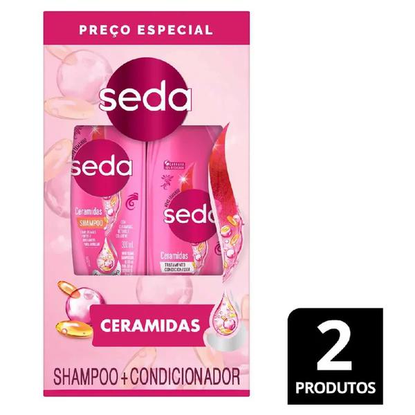 Kit Seda Ceramidas Shampoo 300ml + Condicionador 190ml