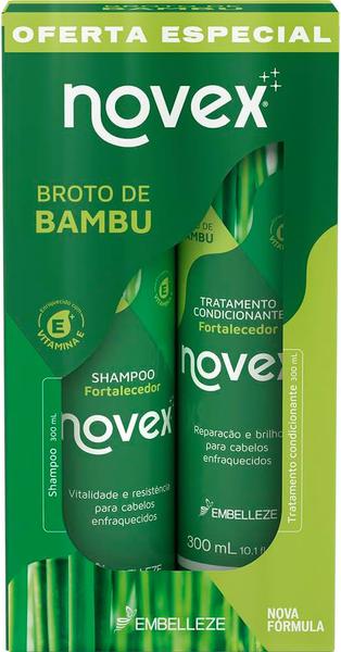 Kit Shampoo e Condicionador Broto de Bambu - Novex