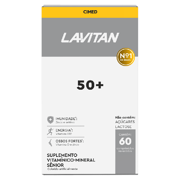 Lavitan 50+ Homem - 60 comprimidos