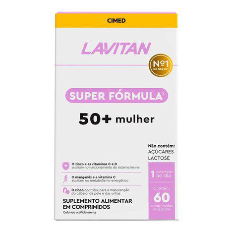 Lavitan 50+ Super Fórmula mulher 60 Comprimidos