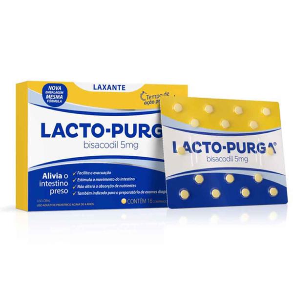 Laxante Fitoterápico Lacto-Purga Caixa 16 Comprimidos