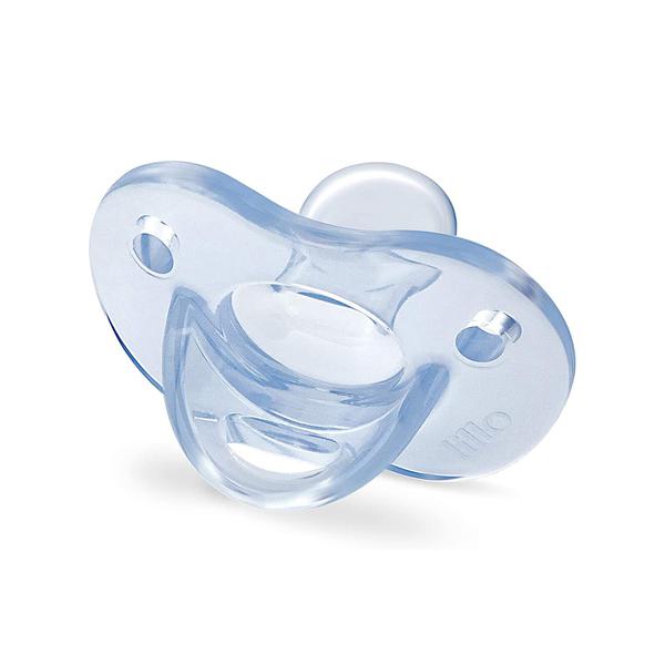 Chupeta Soft Calming 100% Silicone Simétrico Azul N°2