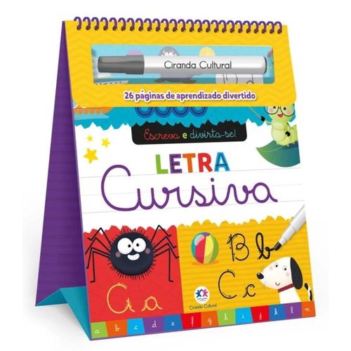 Livro Escreva e Divirta-se Letra Cursiva