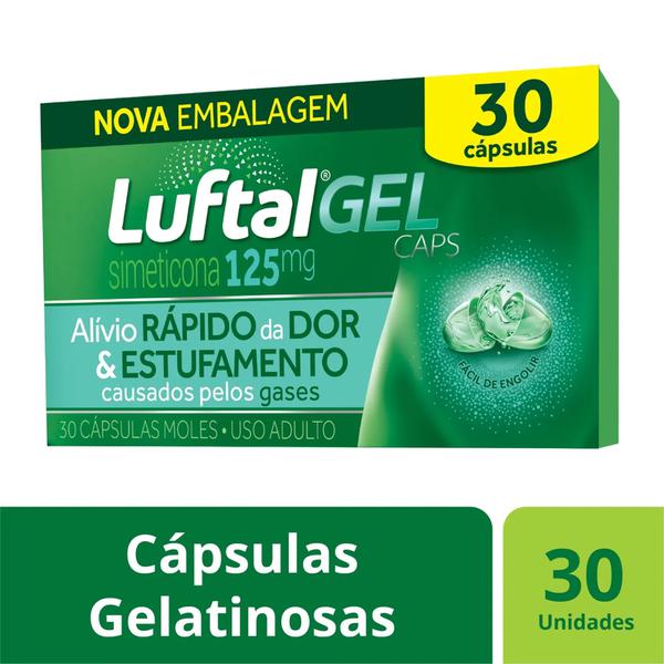 Luftal Gel 125mg 30 Cápsulas Gelatinosas