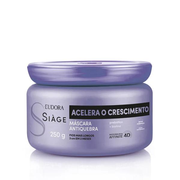 Máscara Capilar Eudora Siàge Acelera O Crescimento 250g
