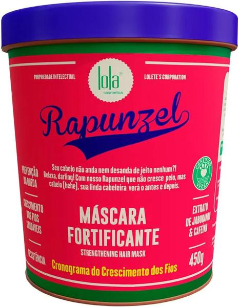 Máscara Lola Cosmetics Rapunzel Fortificante 450g