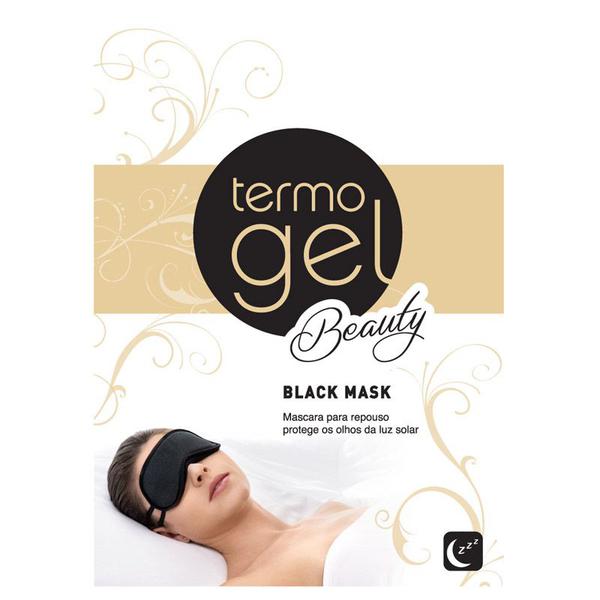 Máscara para Dormir Termogel Beauty Black Mask com 1 unidade