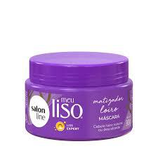 Máscara Salon Line Meu Liso Matizador Loiro 300g