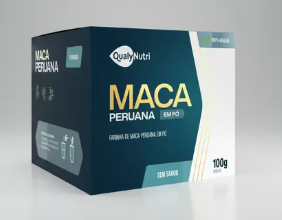 Maca Peruana em Pó sem Sabor 100% Vegetal 100 g (Qualynutri)