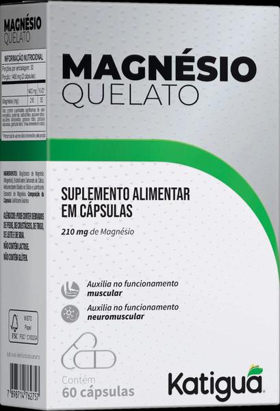 Magnésio Quelato 210mg 60 Cáps - Katiguá