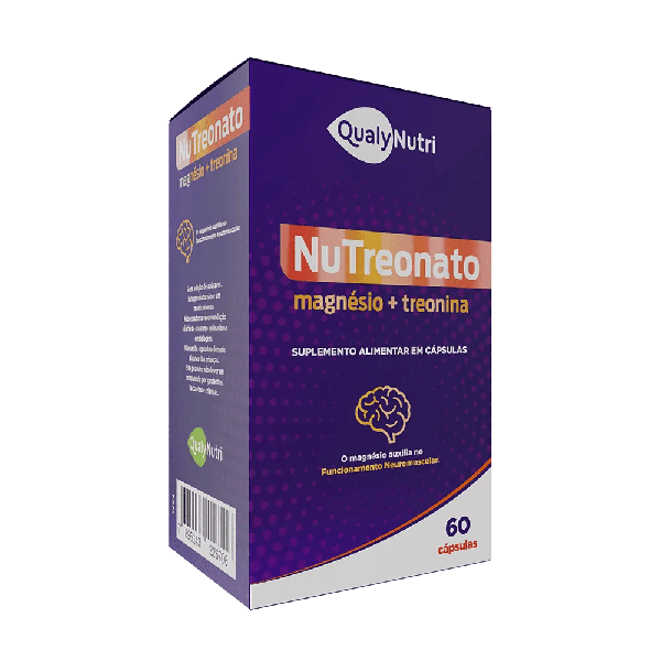 MAGNESIO TREONATO 500MG CX 60CAPS QUALYNUTRI