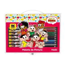 Maleta para Pintura Turma da Monica 86 Peças