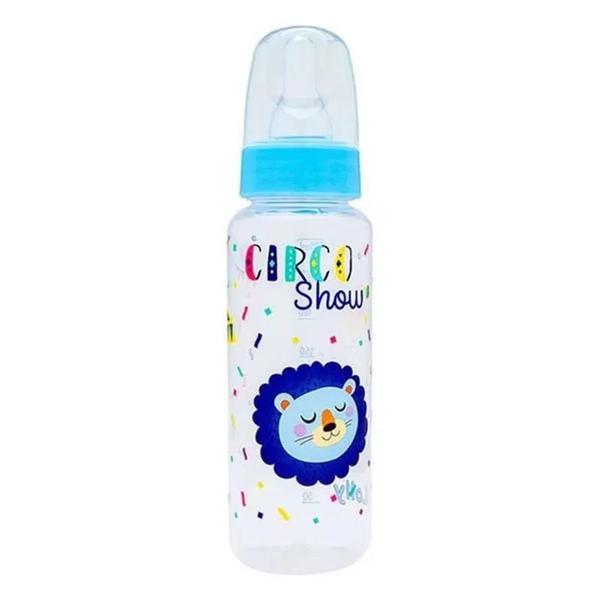 Mamadeira Lolly Tip Bico De Silicone Redondo Azul 240ml 1360-01