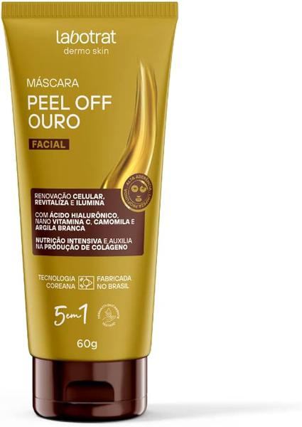 Máscara Facial Peel Off Ouro 60g - Labotrat