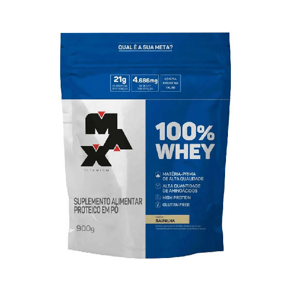 Refil 100% Whey Protein Concentrado 900g