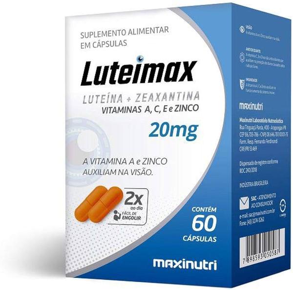 Maxinutri Luteimax (Luteína & Zeaxantina) 20Mg  60 Cápsulas