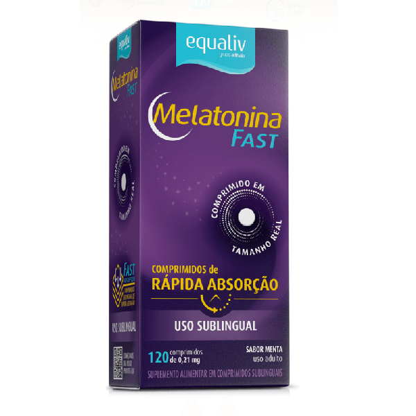 Melatonina 210mcg - 120 Comprimidos Equaliv