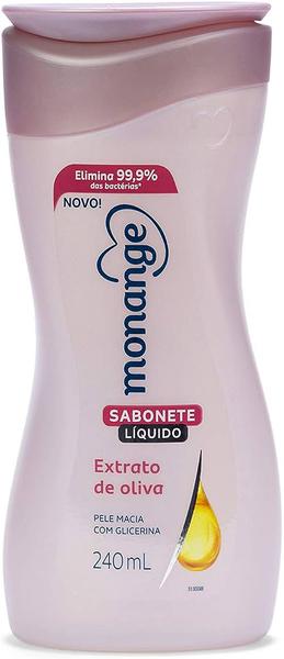 Monange Sabonete Líquido Extrato de Oliva 240ml