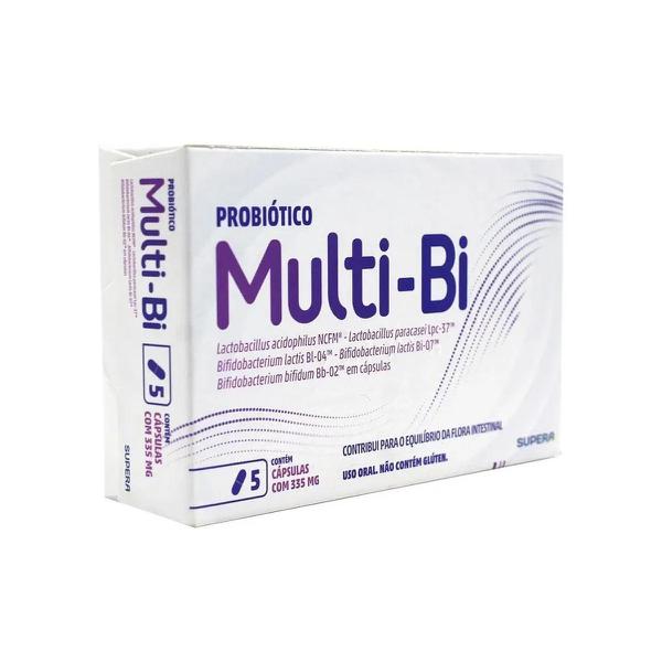 Multi-Bi Probiótico 495mg 5 Cápsulas