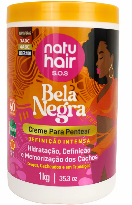 NATUHAIR CR PENT BELA NEGRA 1KG