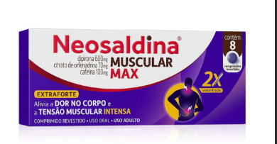 NEOSALDINA MUSCULAR MAX CX 8CPR