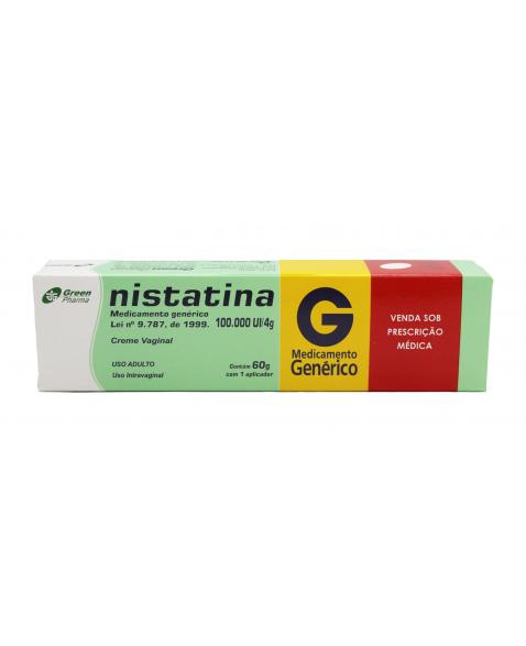 Nistatina 25.000 UI/g Creme Vaginal 60g + 14 aplicadores Green