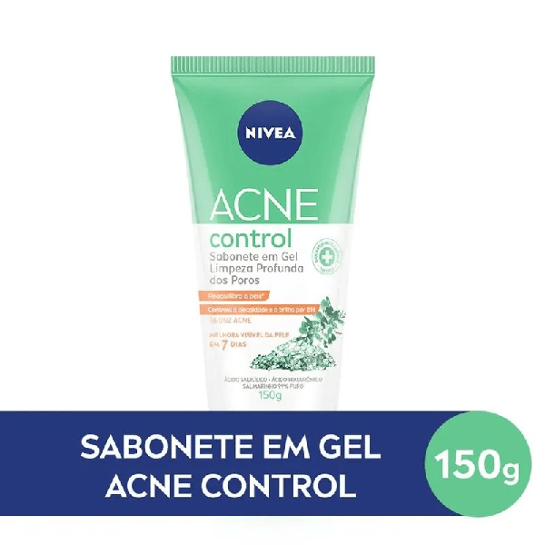 Nivea Sabonete Facial em Gel Acne Control - 150g