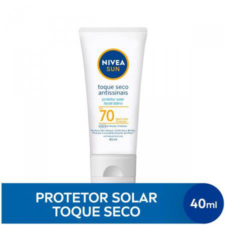 Protetor Solar Facial Nivea Toque Seco FPS70 40ml